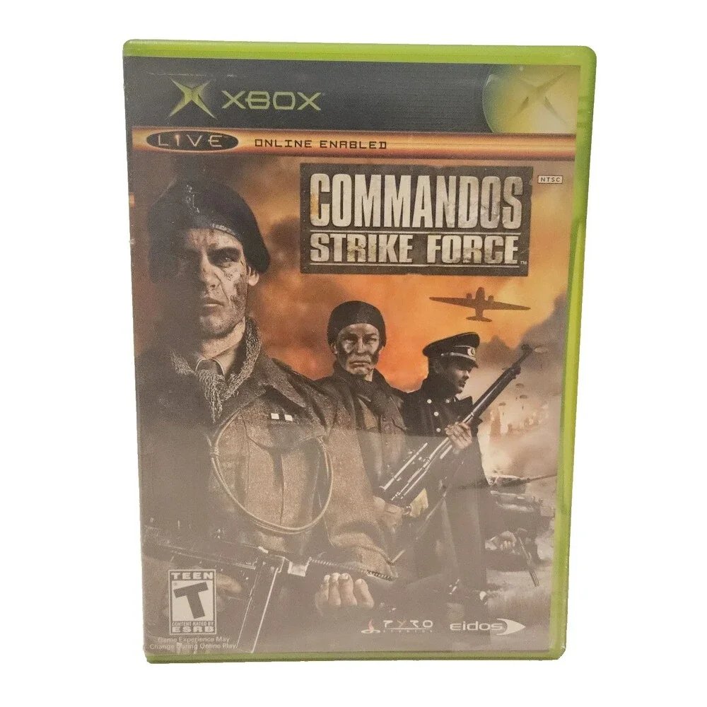 Commandos Strike Force Xbox 2006 Original Game Microsoft Xbox Tested Working